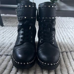 Sam Edelman Studded Combat Boots Size 9 Great Condition